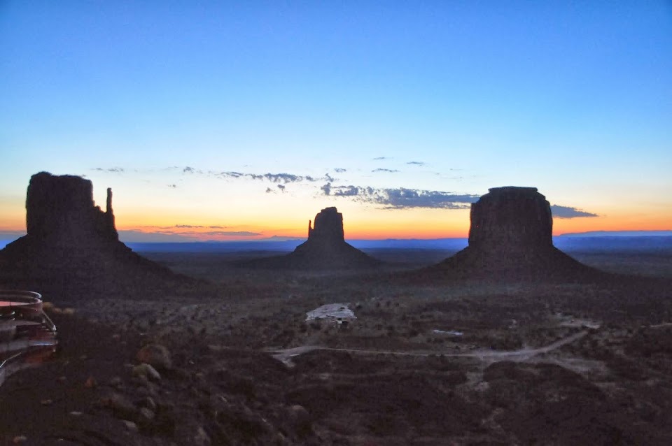 Tramonto nella Monument Valley