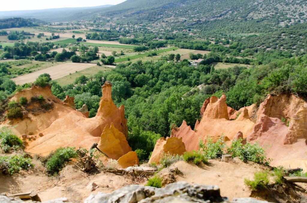 Camini delle fate, parco del Colorado Provenzale Rustrel