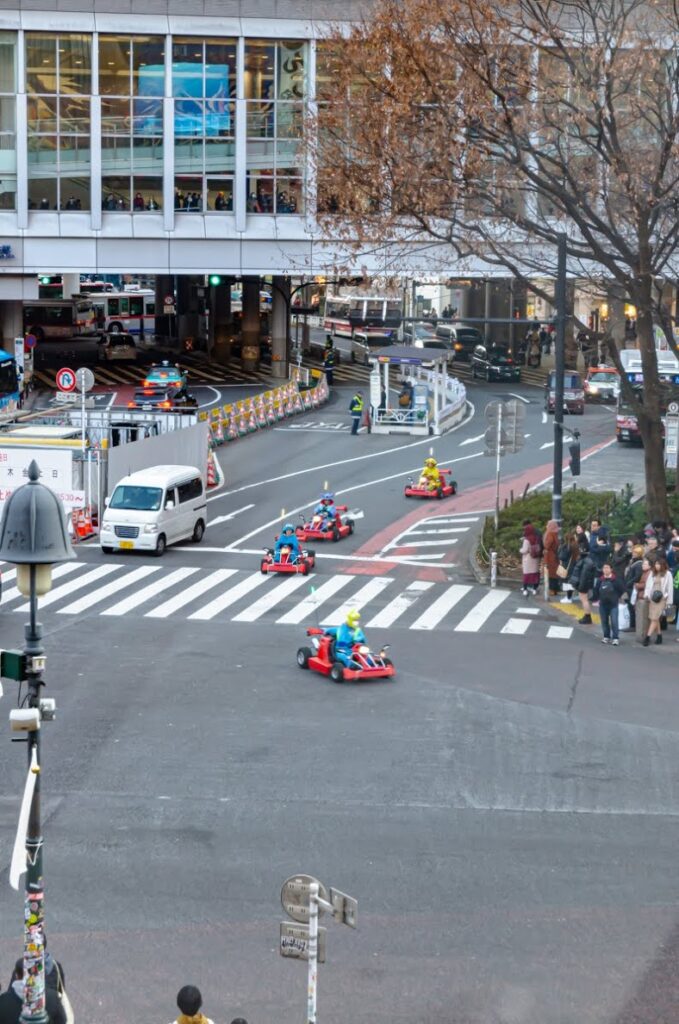 Super Mario Kart a Shibuya