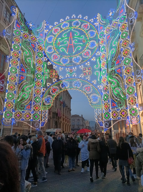 Le luminarie di Sant'Agata