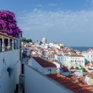 Lisbona Miradouro de Santa Luzia