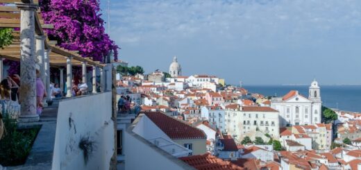 Lisbona Miradouro de Santa Luzia