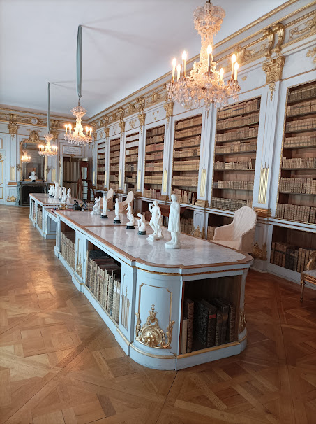 La biblioeca di Drottningholm Palace