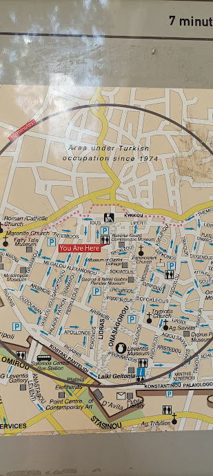 La mappa di Nicosia