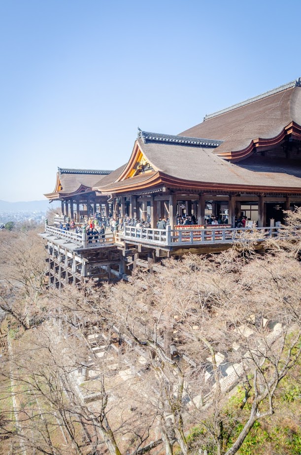 La terrazza del Kiyomizu-dera Kyoto